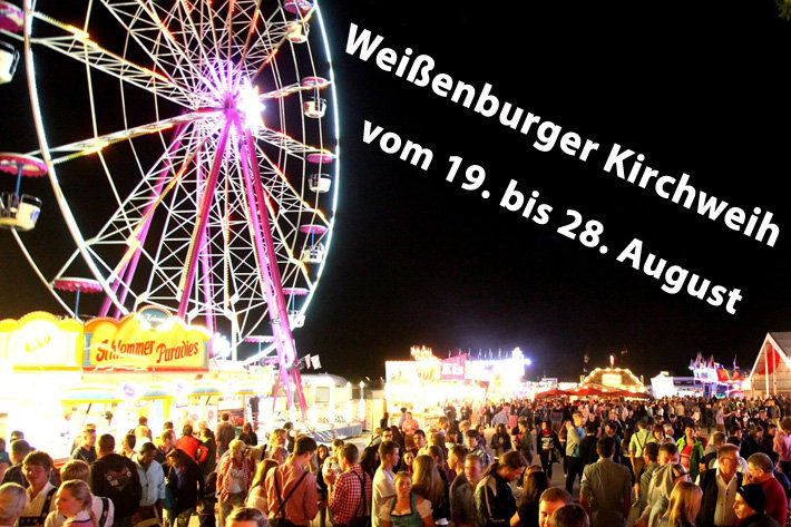 Weißenburger Kirchweih vom 19. bis 28. August